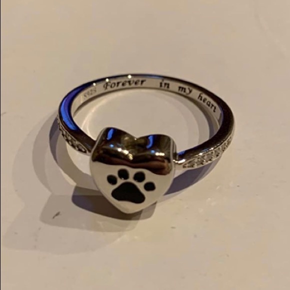 Pet Urn Ash Memorial Ring Eternal Memories Always In My Heart - Picture 7 of 8